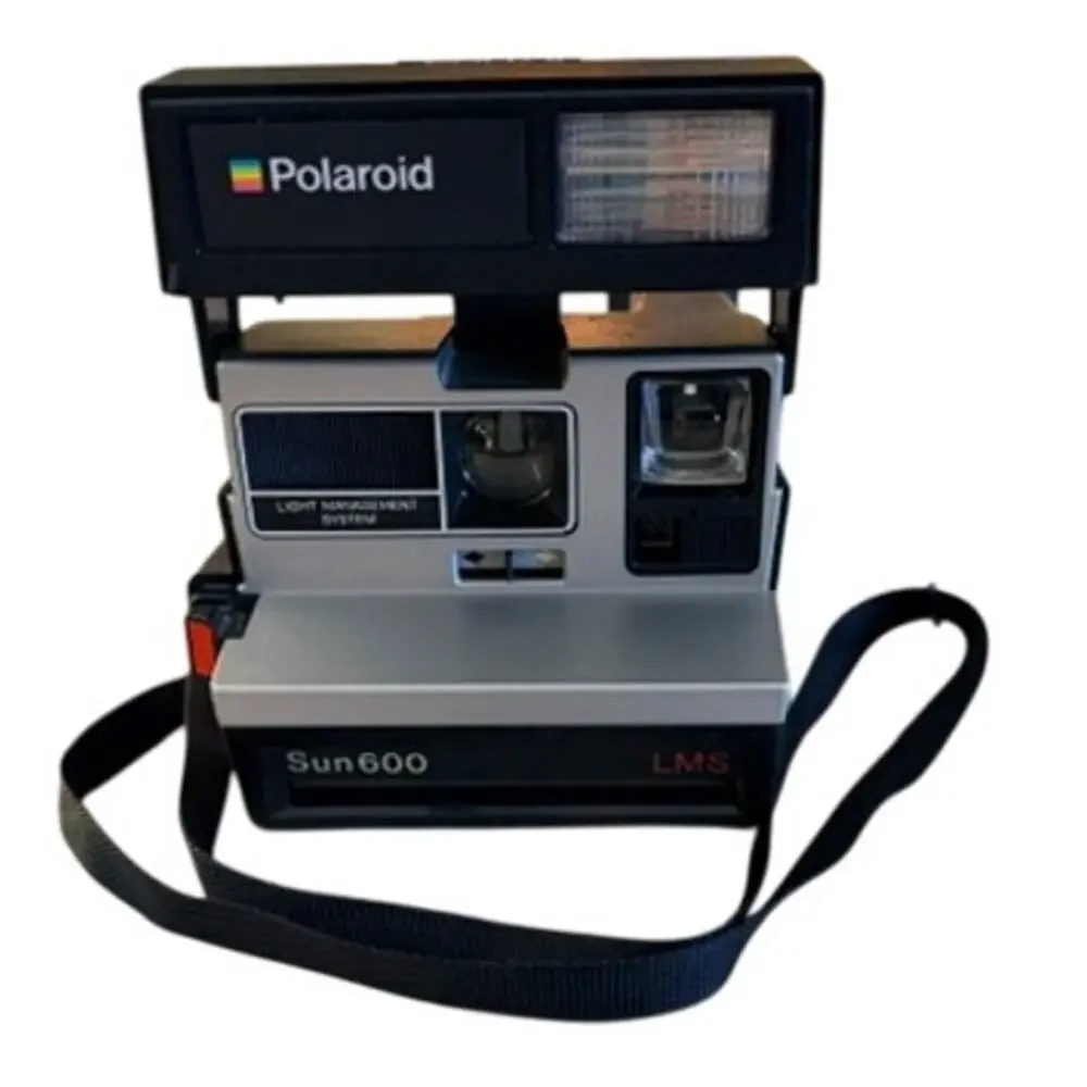 Polaroid OneStep Rainbow & Sun 600 LMS Instant Camera Lot